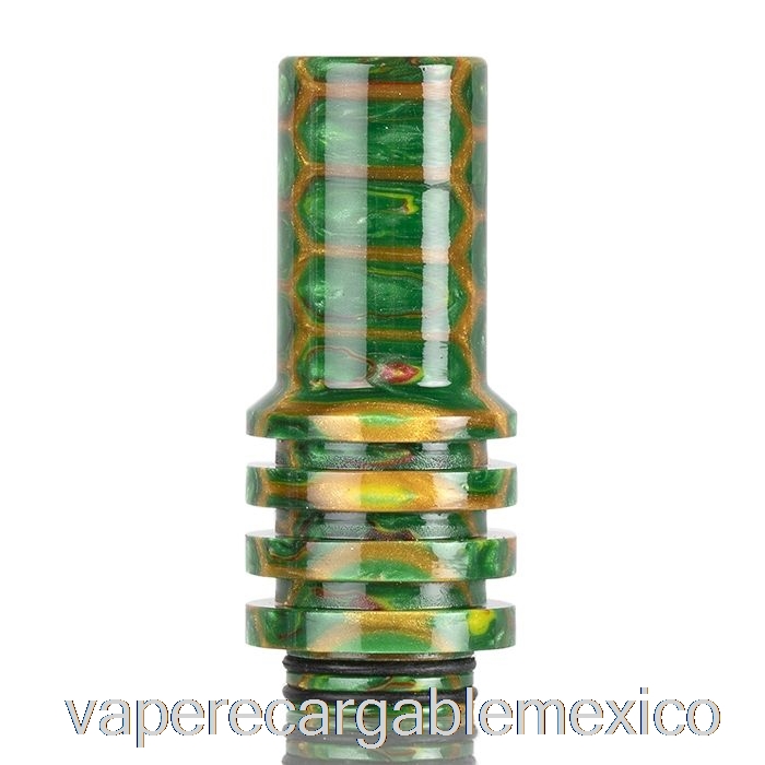 Vape Recargable 810 Chimenea Piel De Serpiente Punta De Goteo Verde